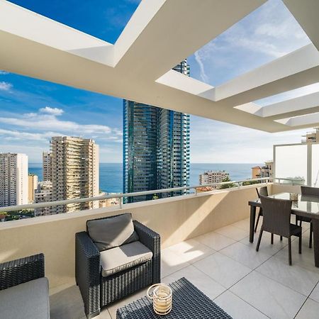 5Mn Monaco - Terrasse Vue Mer - Parking - Be Beausoleil Luaran gambar