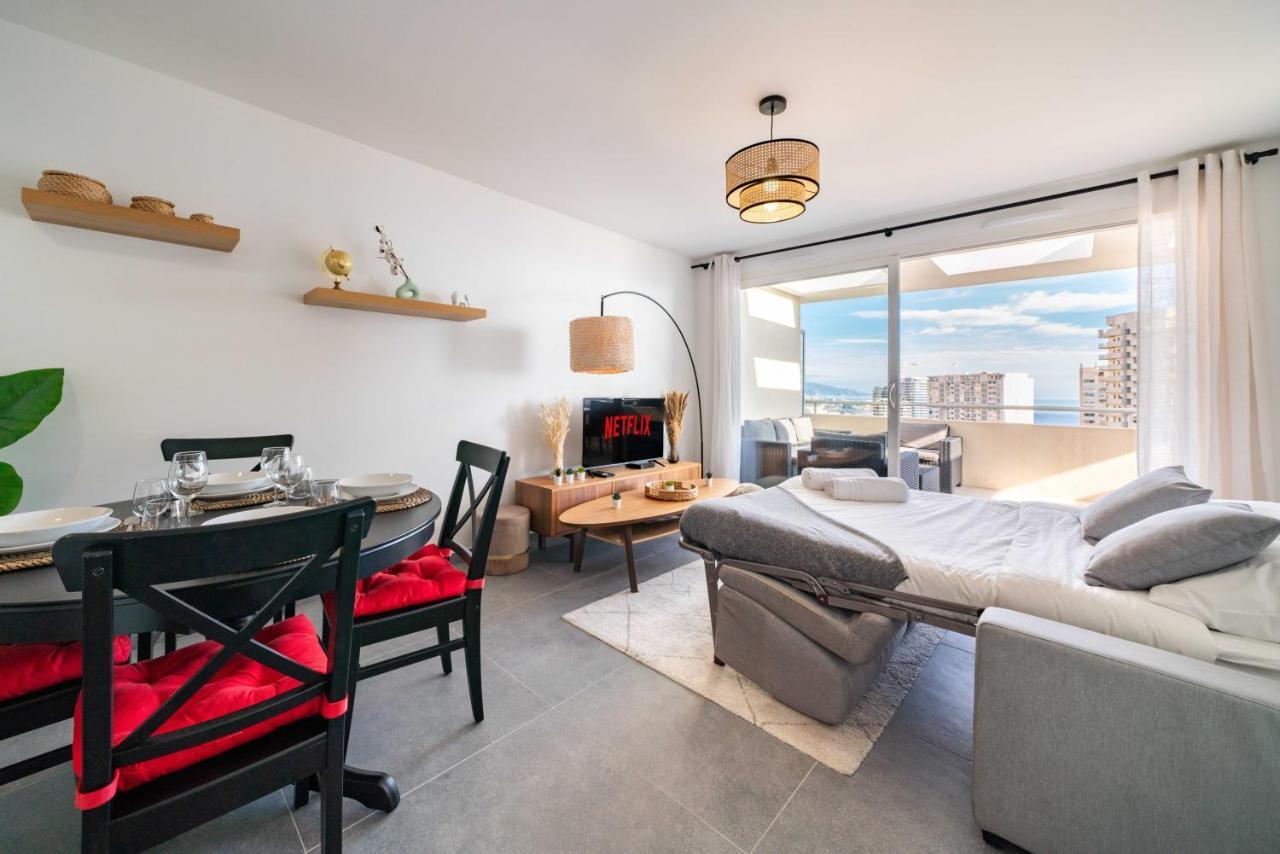 5Mn Monaco - Terrasse Vue Mer - Parking - Be Beausoleil Luaran gambar