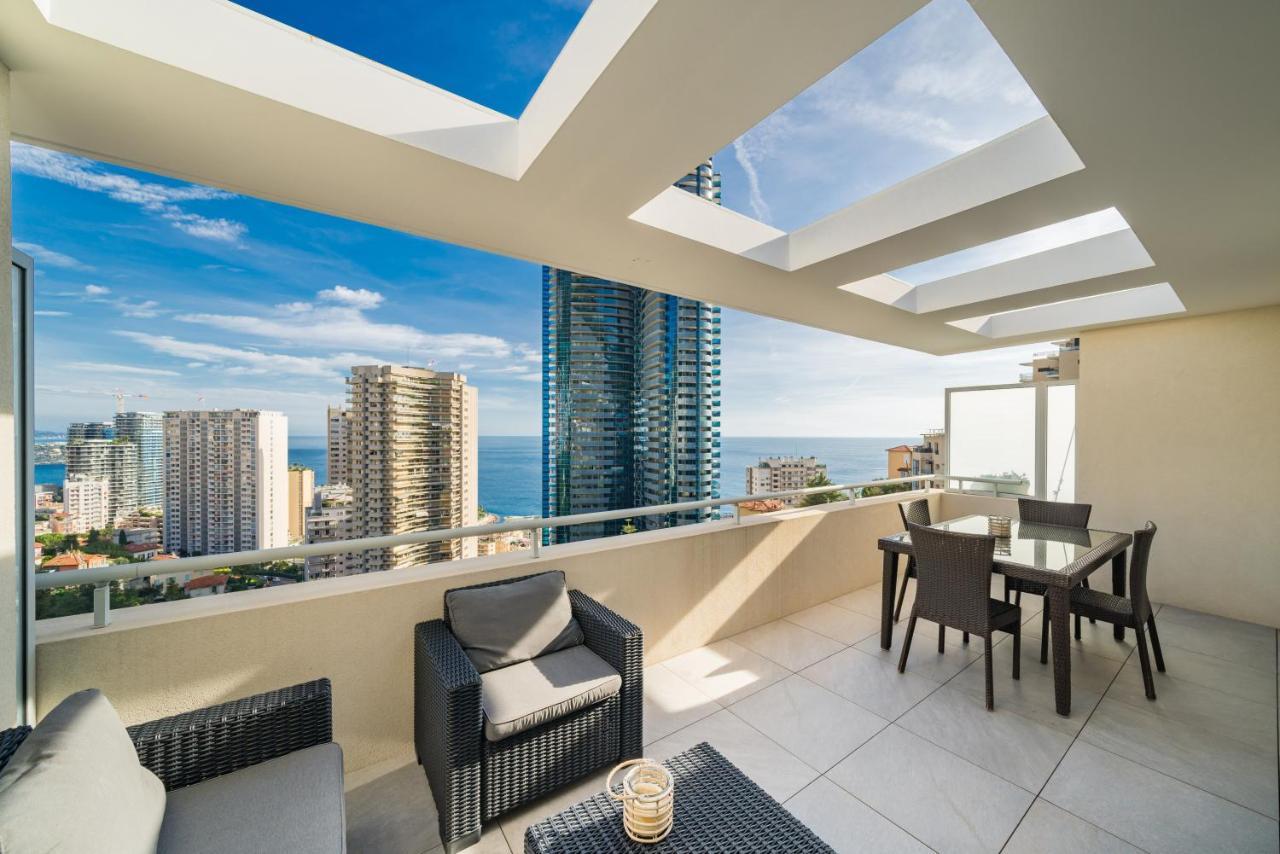 5Mn Monaco - Terrasse Vue Mer - Parking - Be Beausoleil Luaran gambar