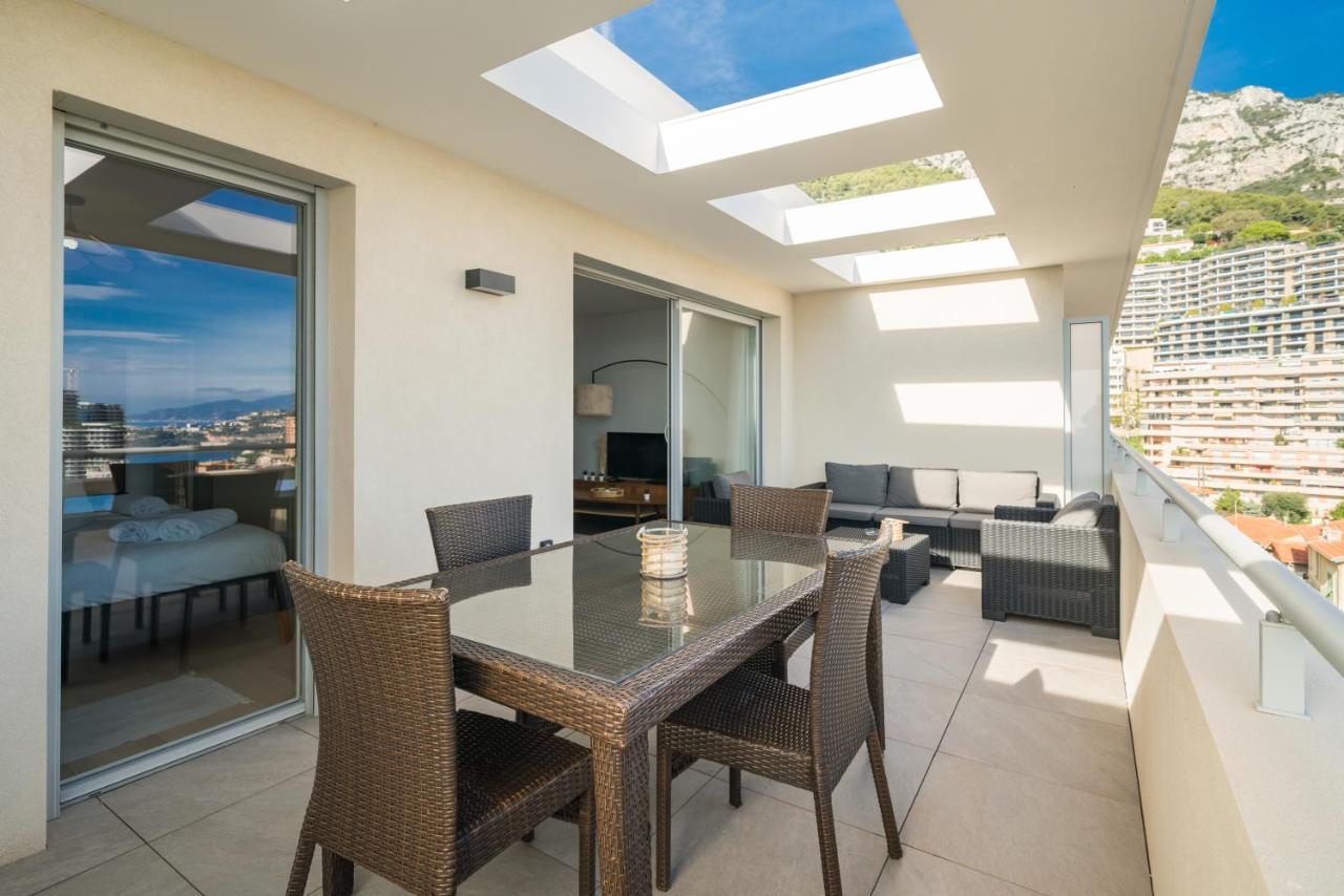 5Mn Monaco - Terrasse Vue Mer - Parking - Be Beausoleil Luaran gambar