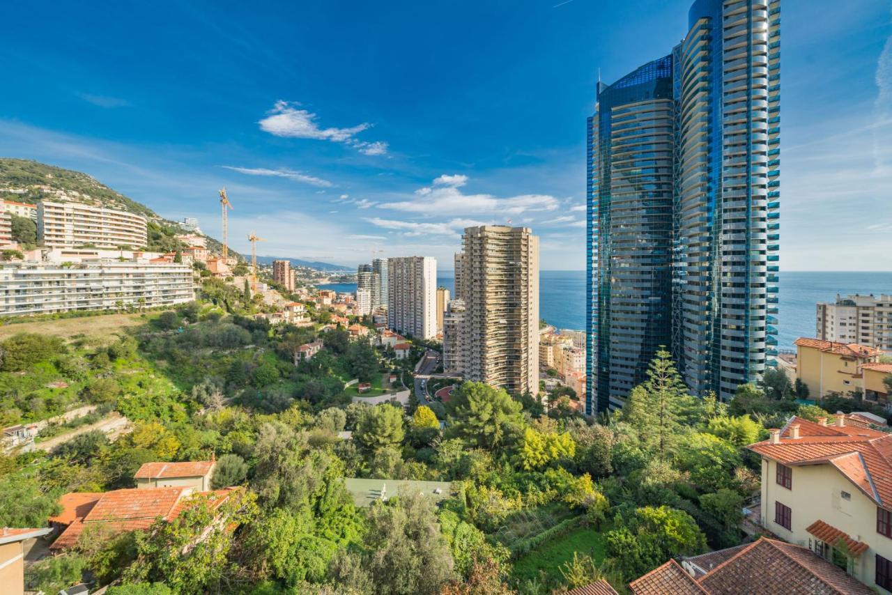 5Mn Monaco - Terrasse Vue Mer - Parking - Be Beausoleil Luaran gambar