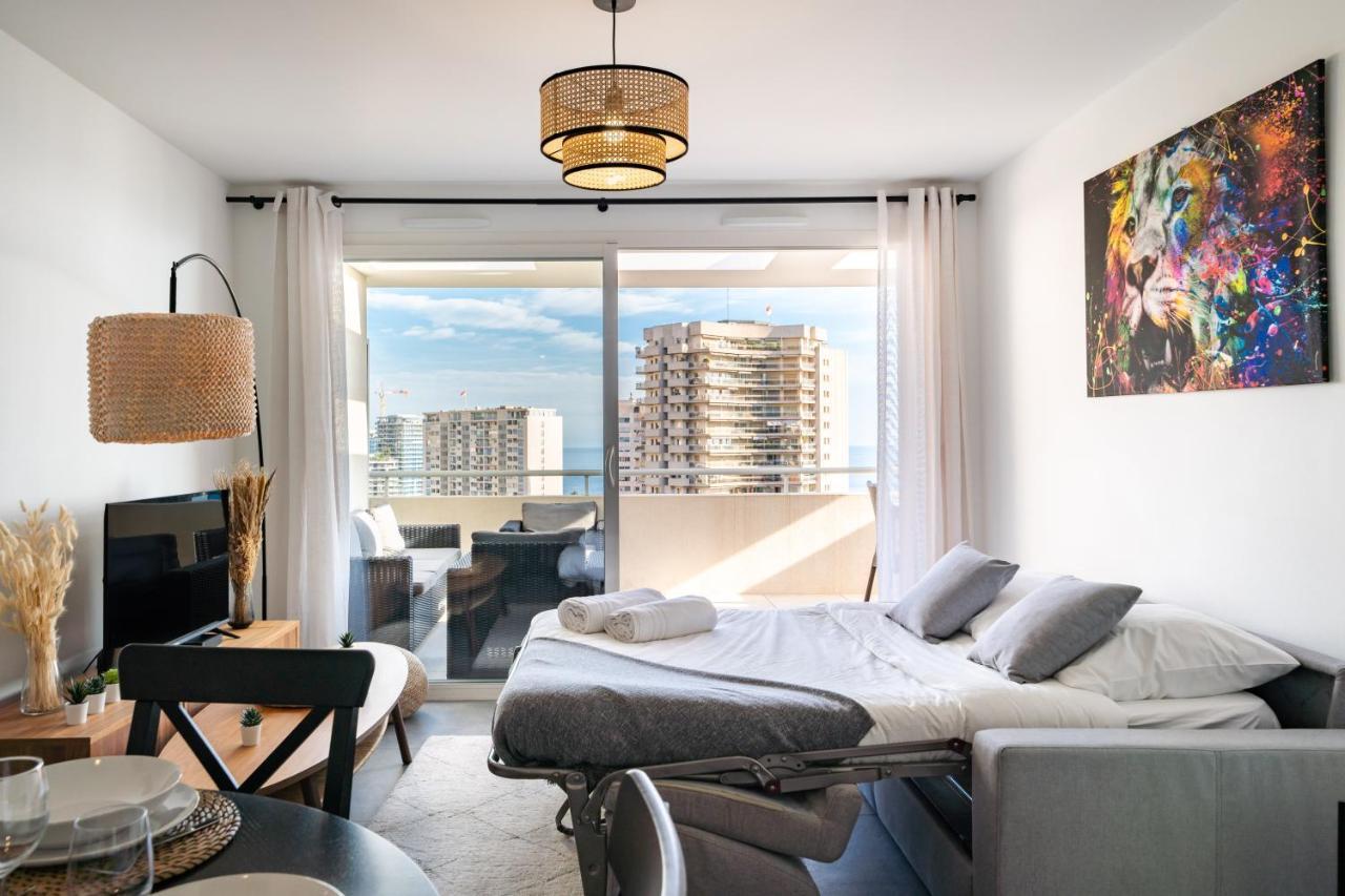 5Mn Monaco - Terrasse Vue Mer - Parking - Be Beausoleil Luaran gambar
