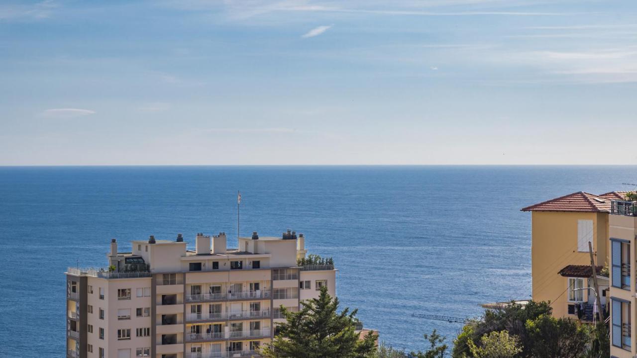 5Mn Monaco - Terrasse Vue Mer - Parking - Be Beausoleil Luaran gambar